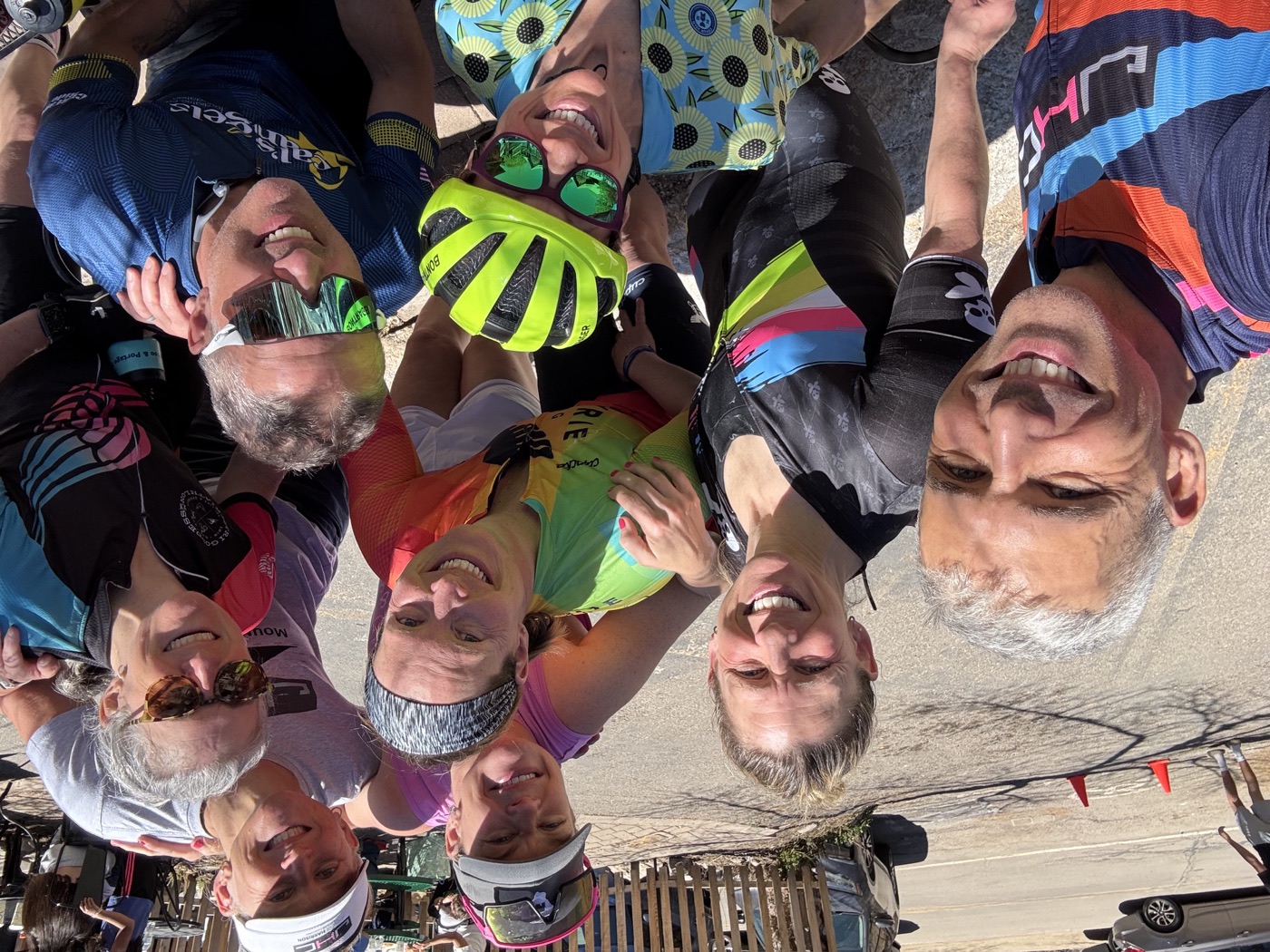 Team JHC saying hi mid-ride on Mount Lemmon