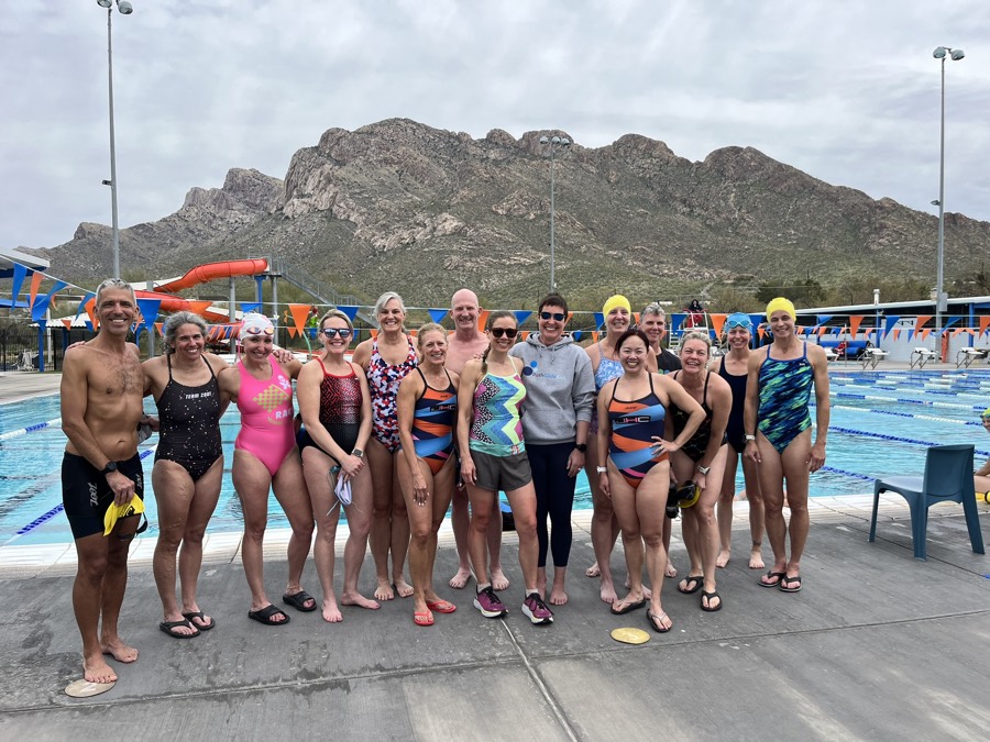 Training camp swim squad